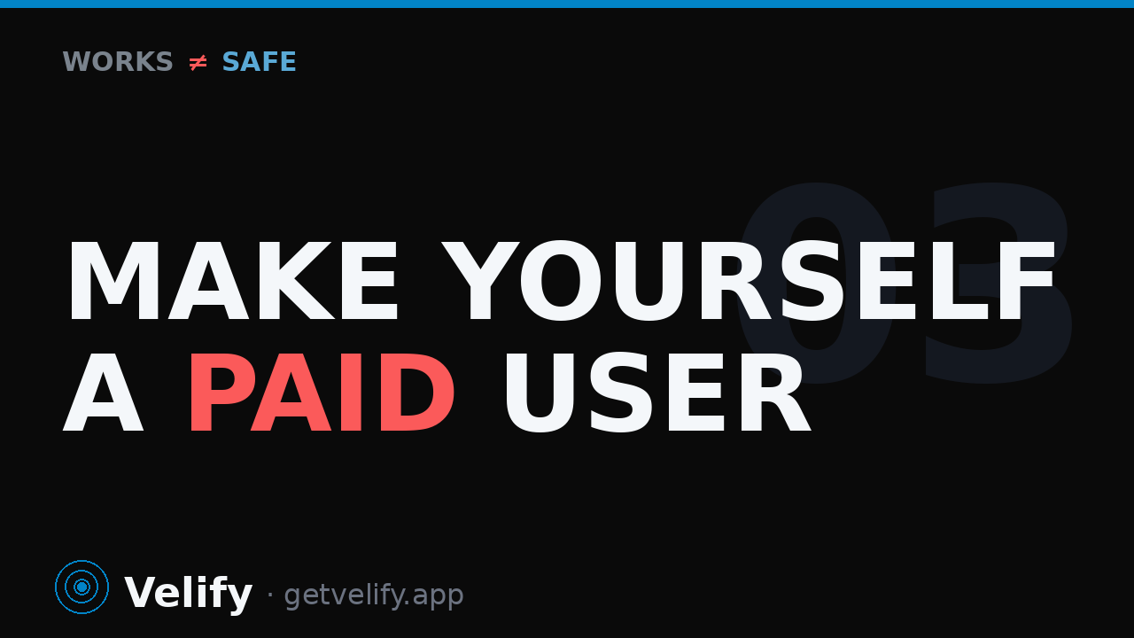 How users give themselves a free paid plan in one request
