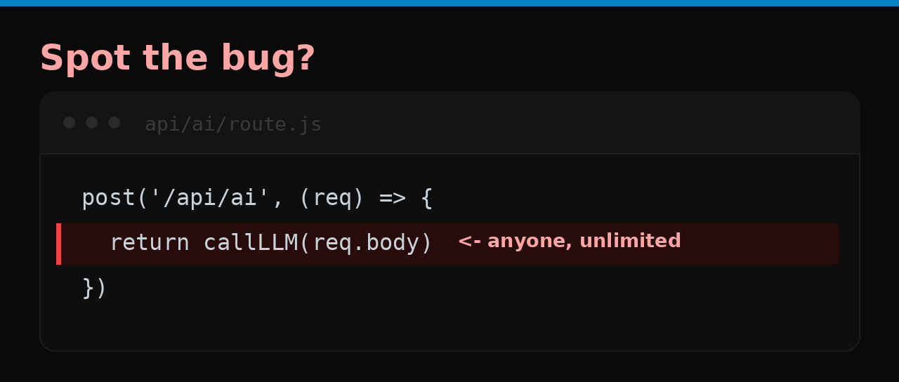 Spot the bug